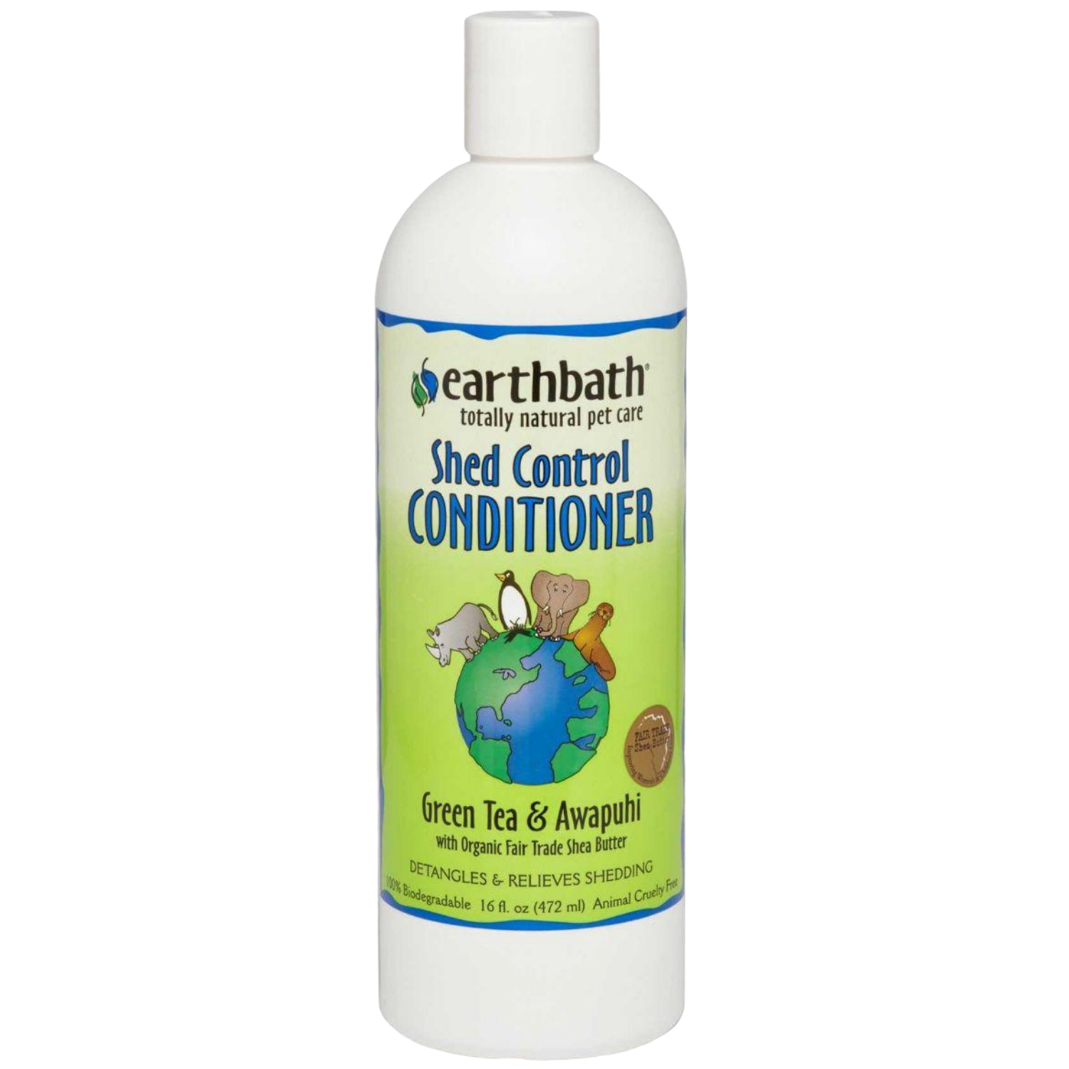 Earthbath Shed Control Conditioner (Green Tea & Awapuhi)  - 472ml / 3785ml