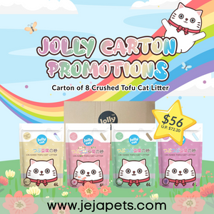 [PROMO: 8 FOR $56] Jolly Cat Crushed Tofu Litter - 6L