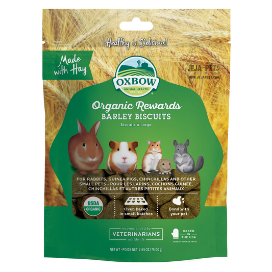 Oxbow Organic Barley Biscuits - 75g