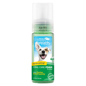 Tropiclean Fresh Breath Oral Care Mint Foam - 133ml