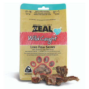 [DISCONTINUED] Zeal Wild Caught Naturals Ling Fish Skin  - 125g (BUY 2 GET 1 FREE)