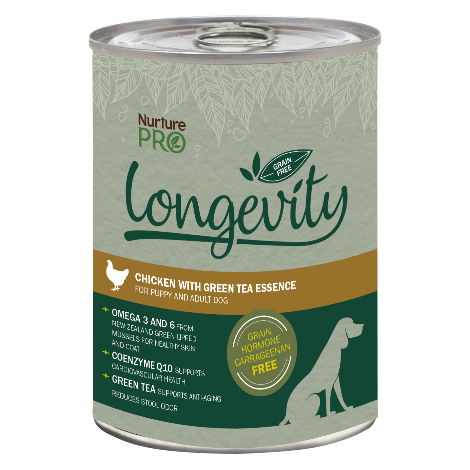 Nurture Pro Longevity (Chicken with Green Tea) Essence - 12 Cans