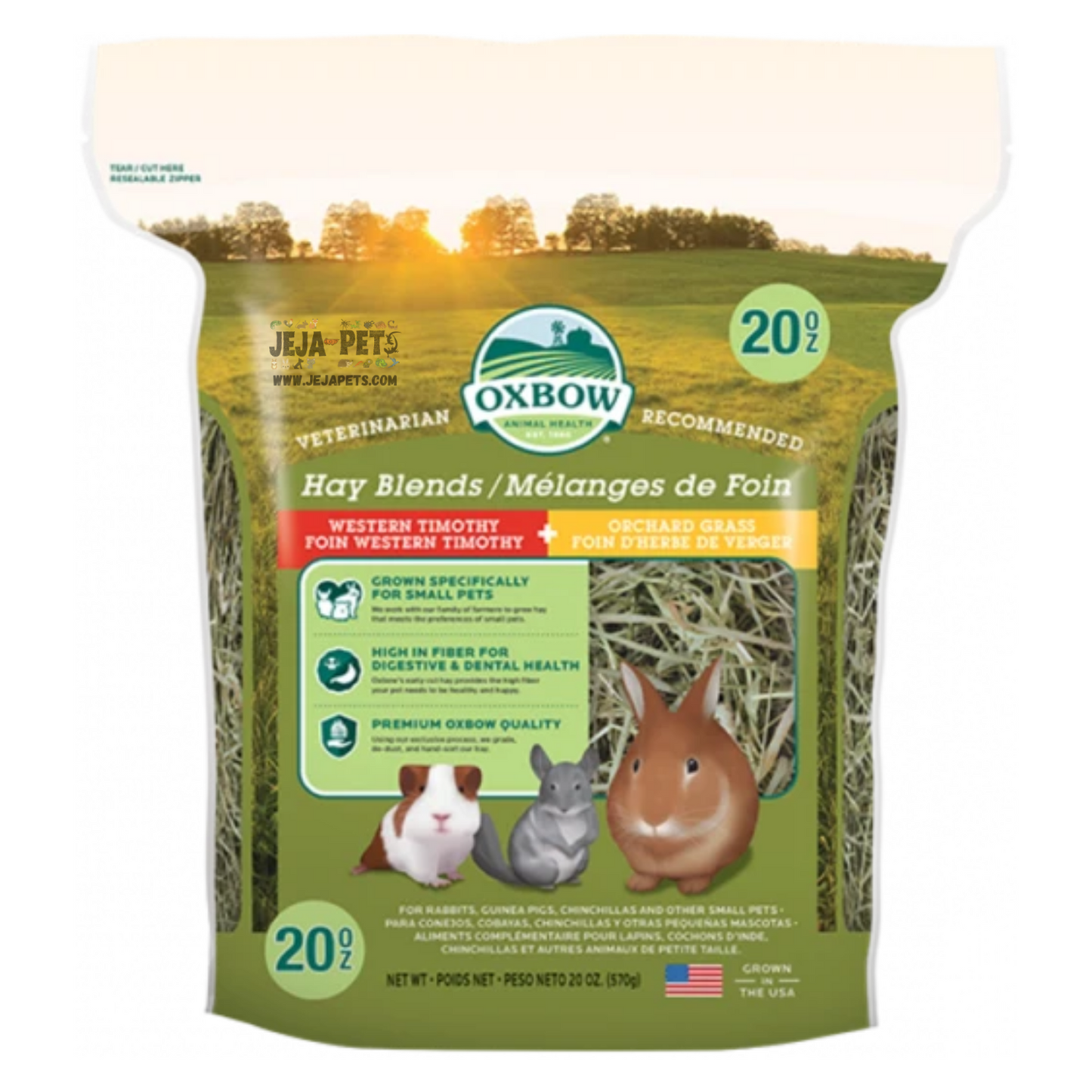 Oxbow Hay Blends Western Timothy and Orchard Grass - 567g / 1.13kg / 2.55kg