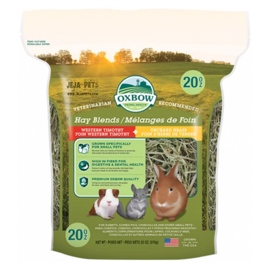 Oxbow Hay Blends Western Timothy and Orchard Grass - 567g / 1.13kg / 2.55kg