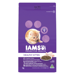 IAMS Proactive Health Healthy Chicken Kitten Dry Food - 1kg / 3kg / 8kg