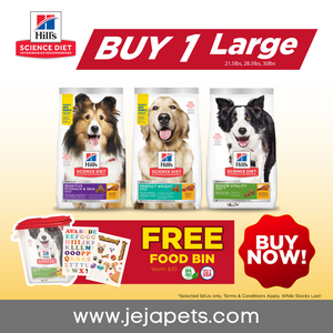[PROMO: Buy 1 Specialty Bag GET FREE 1x Food Bin] Hill's Science Diet Canine Adult Large Size