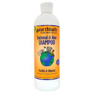 Earthbath Oatmeal & Aloe Shampoo (Vanilla & Almond Scented) - 472ml / 3785ml