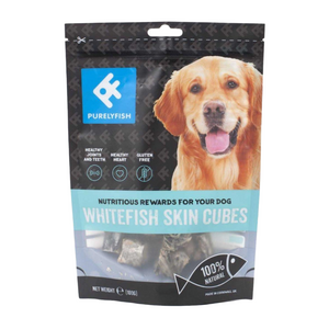 PurelyFish (Whitefish Skin) Cubes for Dogs - 100g