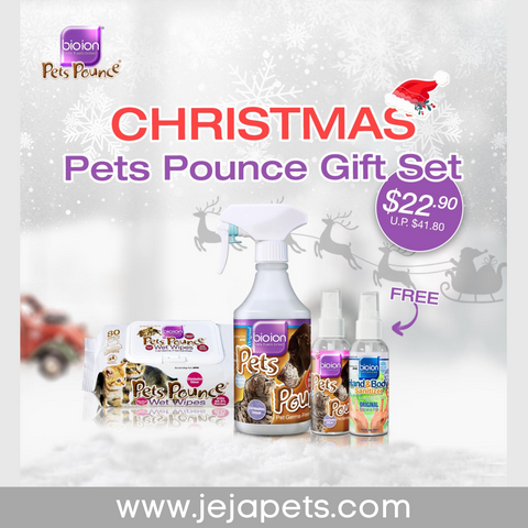 [PROMO: $22.90/set (U.P. $41.80)] Bioion Christmas Pet Pounce Gift Set