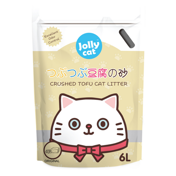 Jollycat Crushed Tofu Litter (Original) - 6L