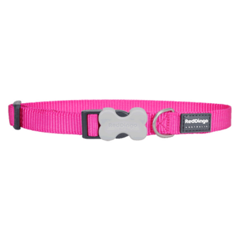 Red Dingo Bucklebone Collar - Classic Range (Hot Pink)