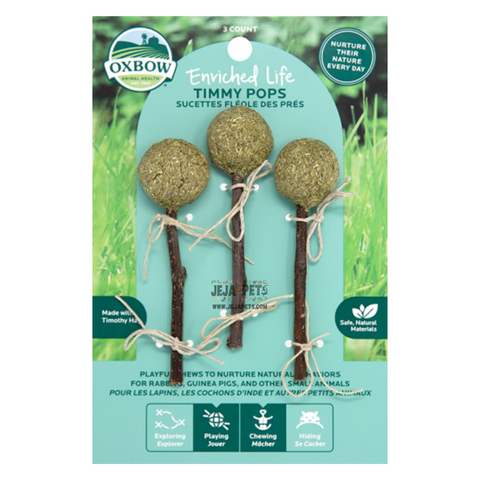 Oxbow Enriched Life Timmy Pops - 2.99 x 12.39 x 18.49 cm