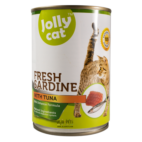 [DISCONTINUED] Jollycat Fresh Sardine with Tuna - 400g