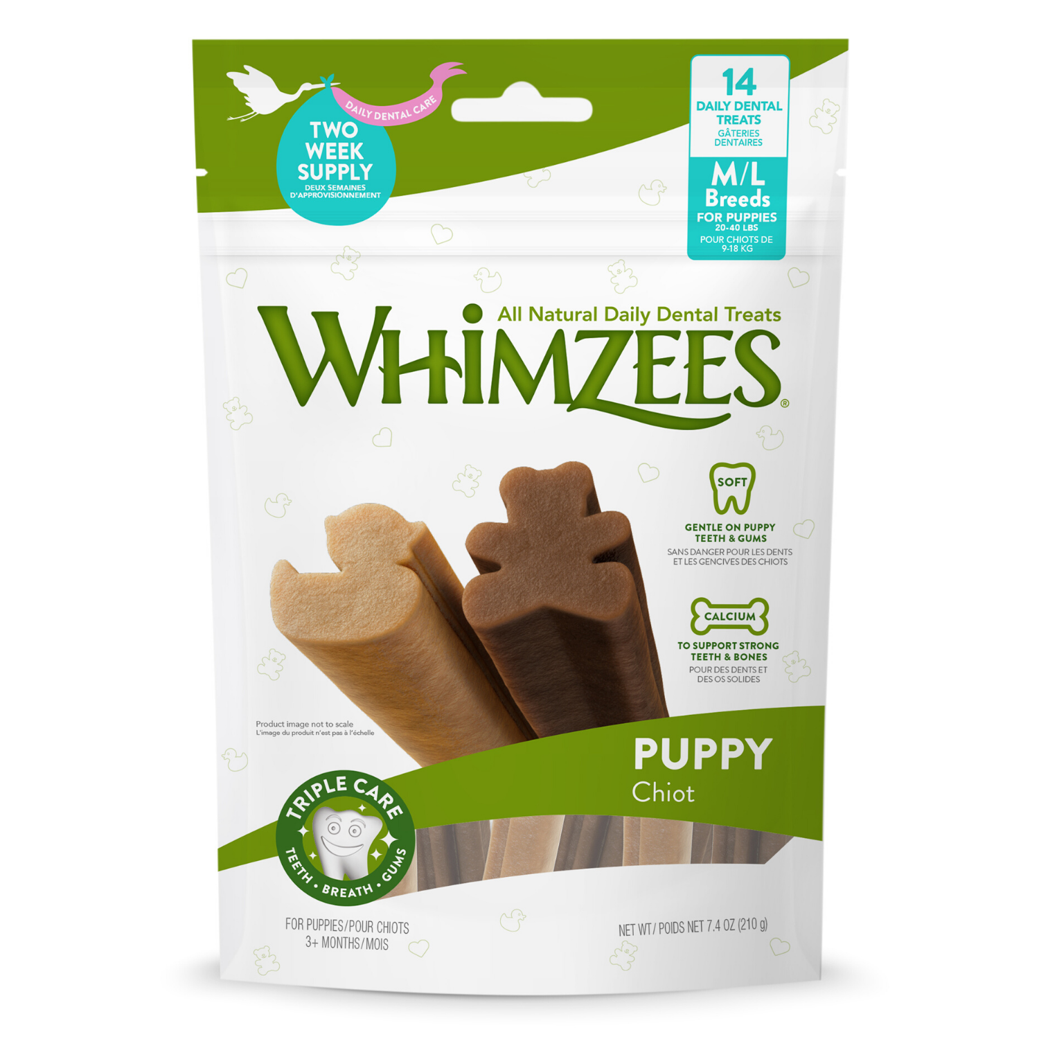 Whimzees Stix Puppy (For M - L Breed) - 210g