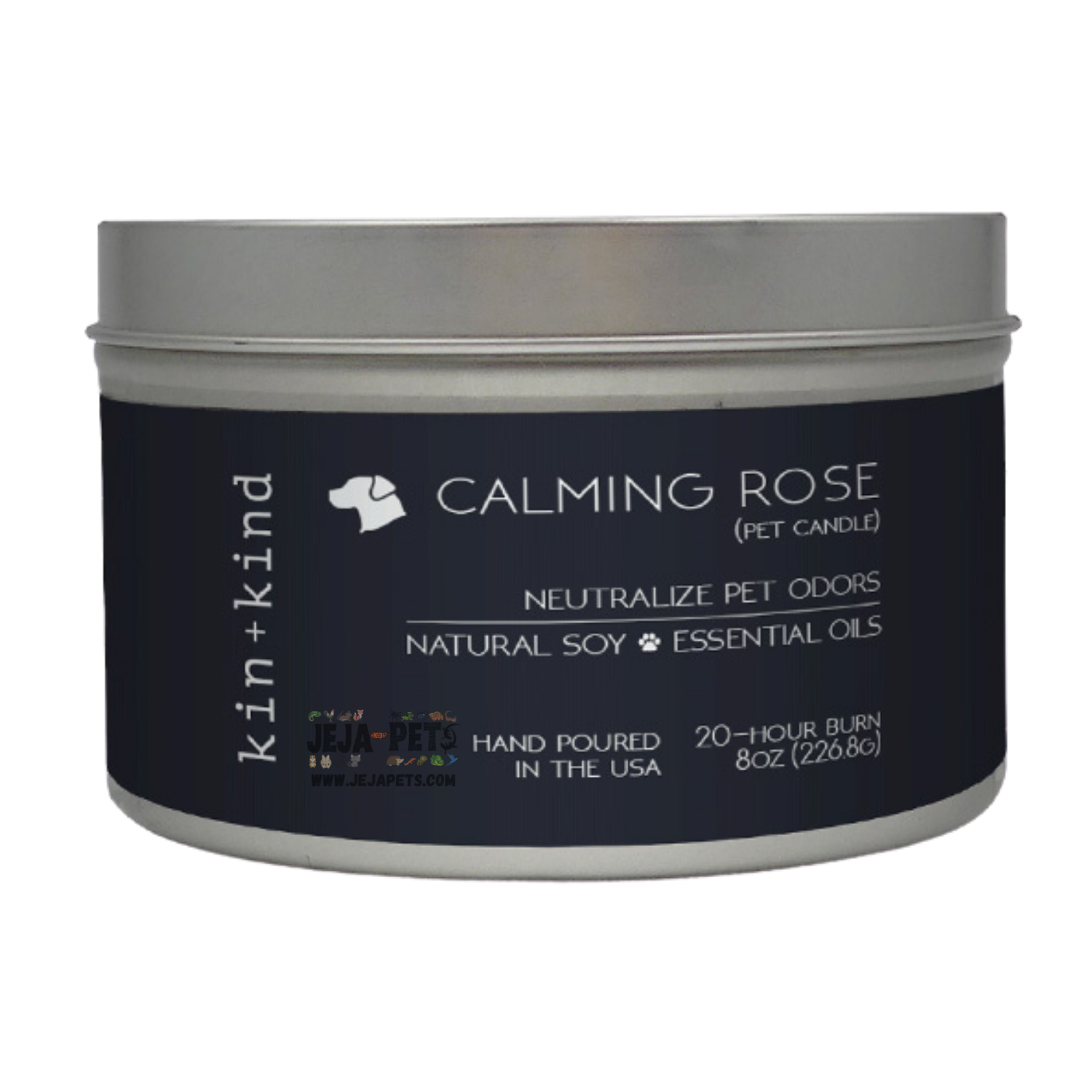 [DISCONTINUED] Kin+Kind Calming Rose Candle - 226.8g