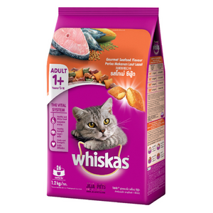 Whiskas Gourmet Seafood Cat Dry Food - 1.2kg