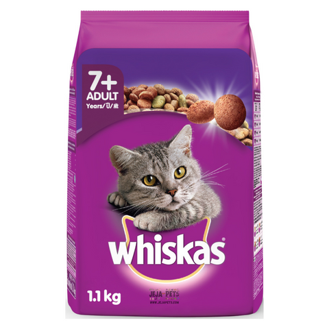 Whiskas Senior Mackerel Cat Dry Food - 1.1kg