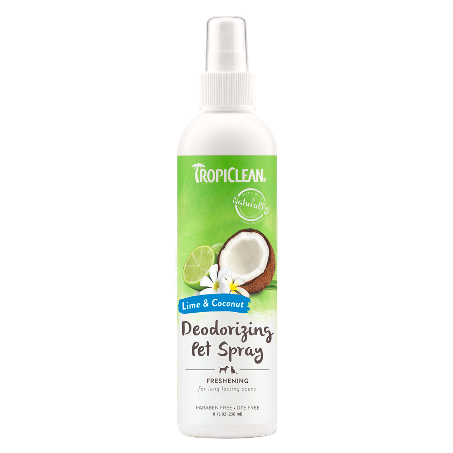 Tropiclean Lime & Coconut Deodorizing Pet Spray - 236ml