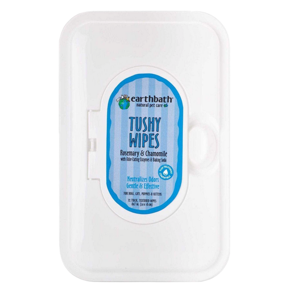 Earthbath Tushy Wipes - 72 Wipes