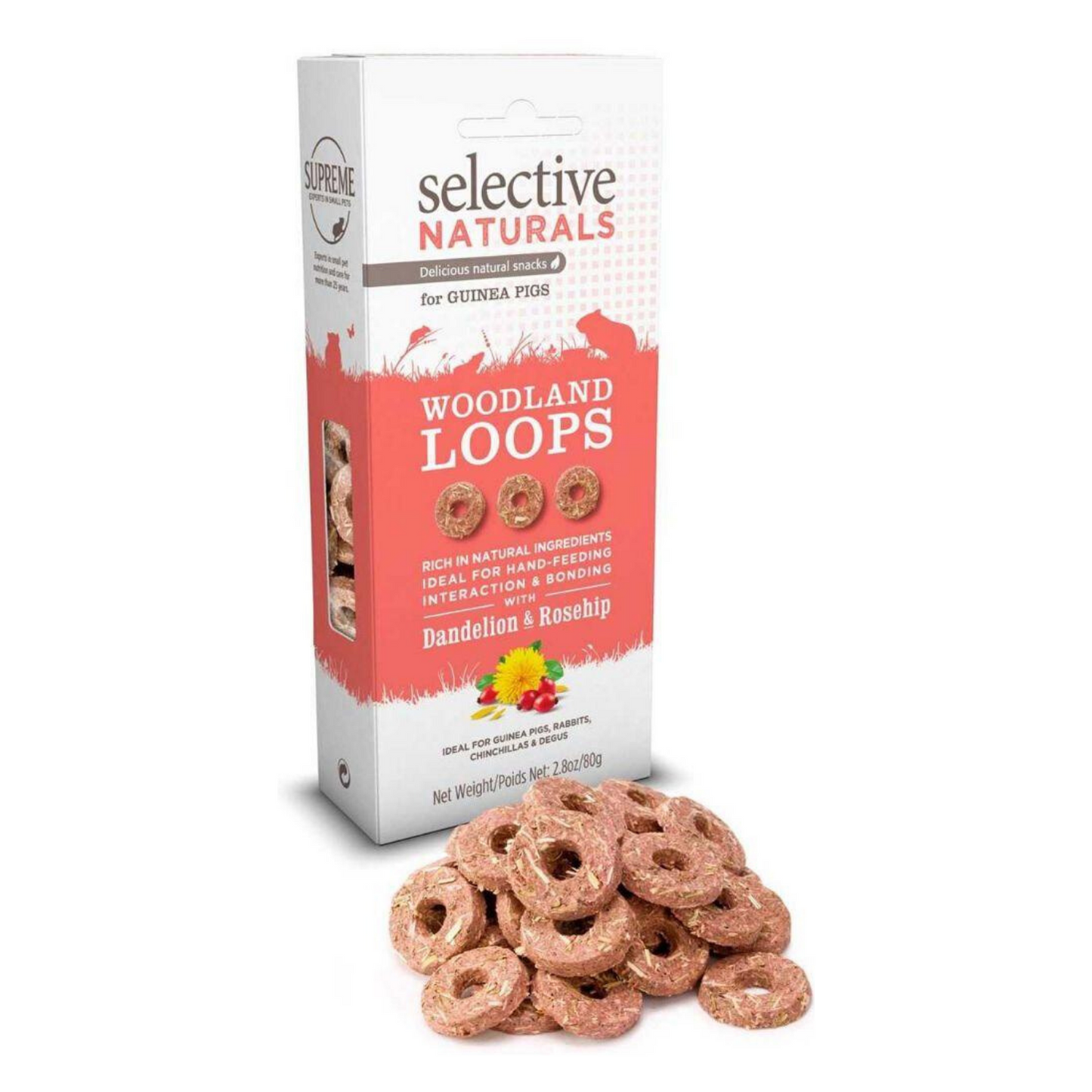 Supreme Selective Naturals Woodland Loops (Dandelion & Rosehip) - 80g