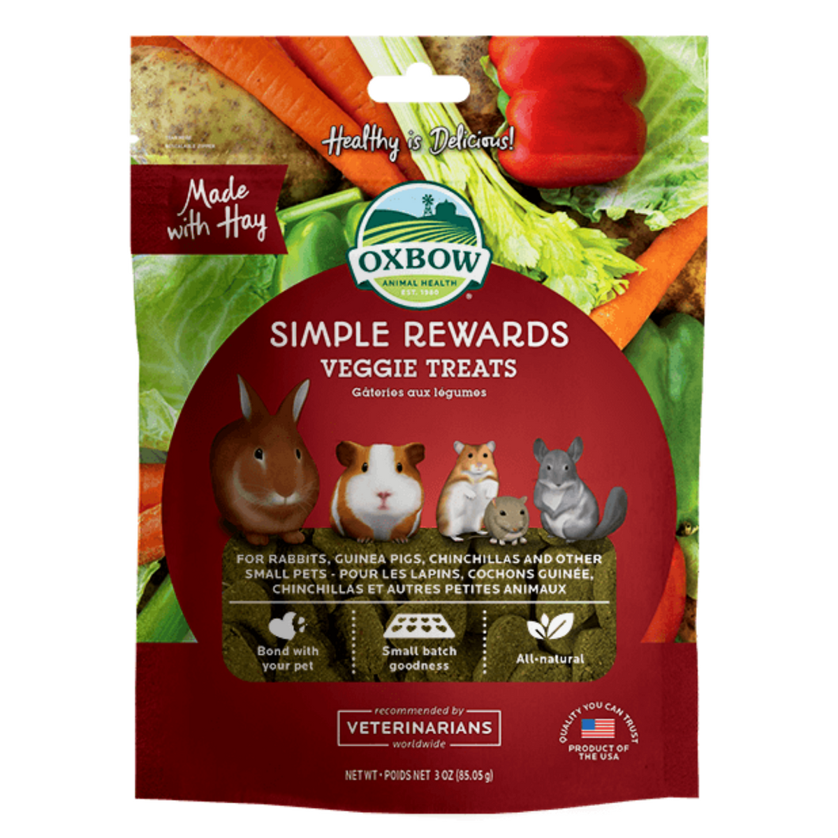 Oxbow Simple Rewards (Veggies) - 85g