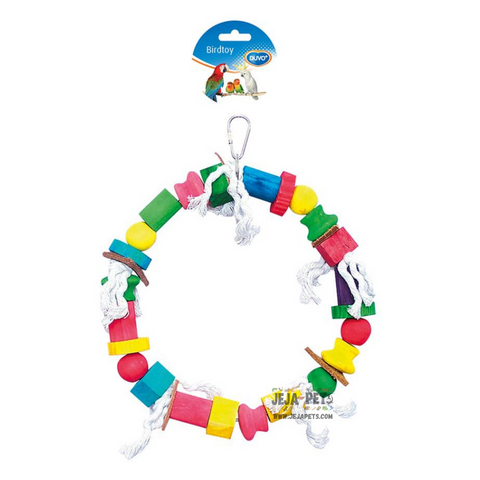Duvo+ Rope Ring with Colorful Cubes - 30cm