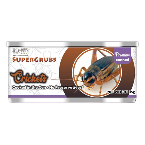 [DISCONTINUED] Supergrubs Canned Crickets - 35g