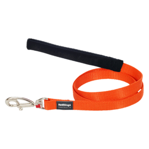 Red Dingo Fixed Dog Leads - Classic Range (Orange)