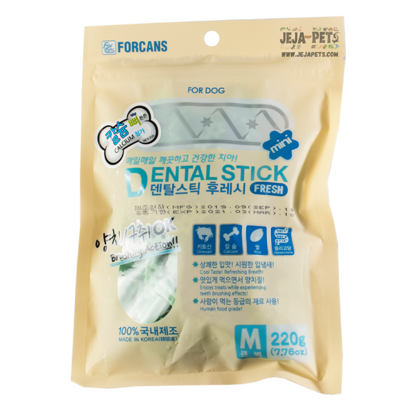 Forcans Dental Stick Fresh with Calcium - S / M (220g)