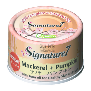 Signature7 Monday Mackerel & Pumpkin Cat Canned Food - 70g