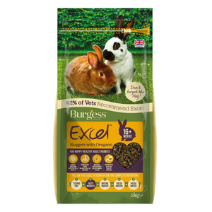 Burgess Excel Adult Rabbit Nuggets with (Oregano) - 2kg