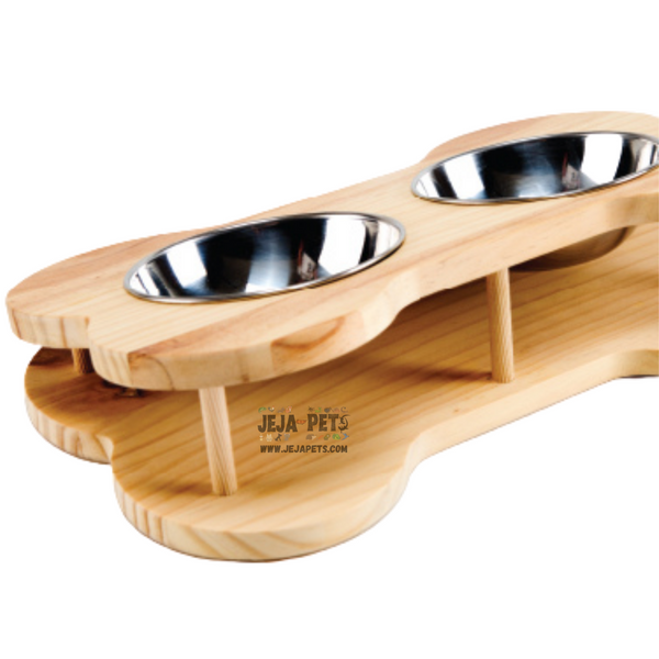 [DISCONTINUED] Luxypet Bone C Pet Dish Bowl - 37 x 22 x 10 cm