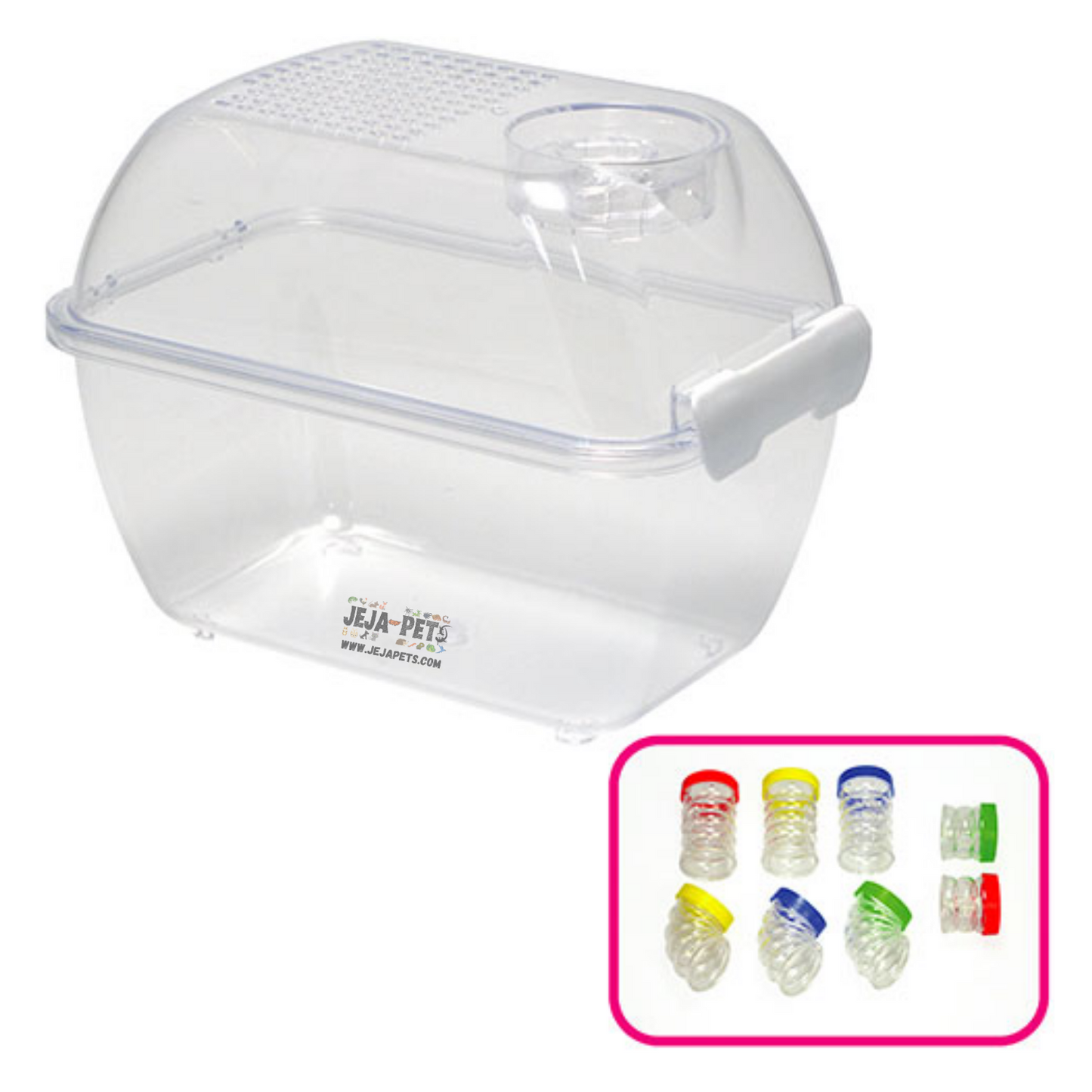 Sanko Wild Hamster Joint Bath House - 23.2 x 15.1 x 17.8 cm