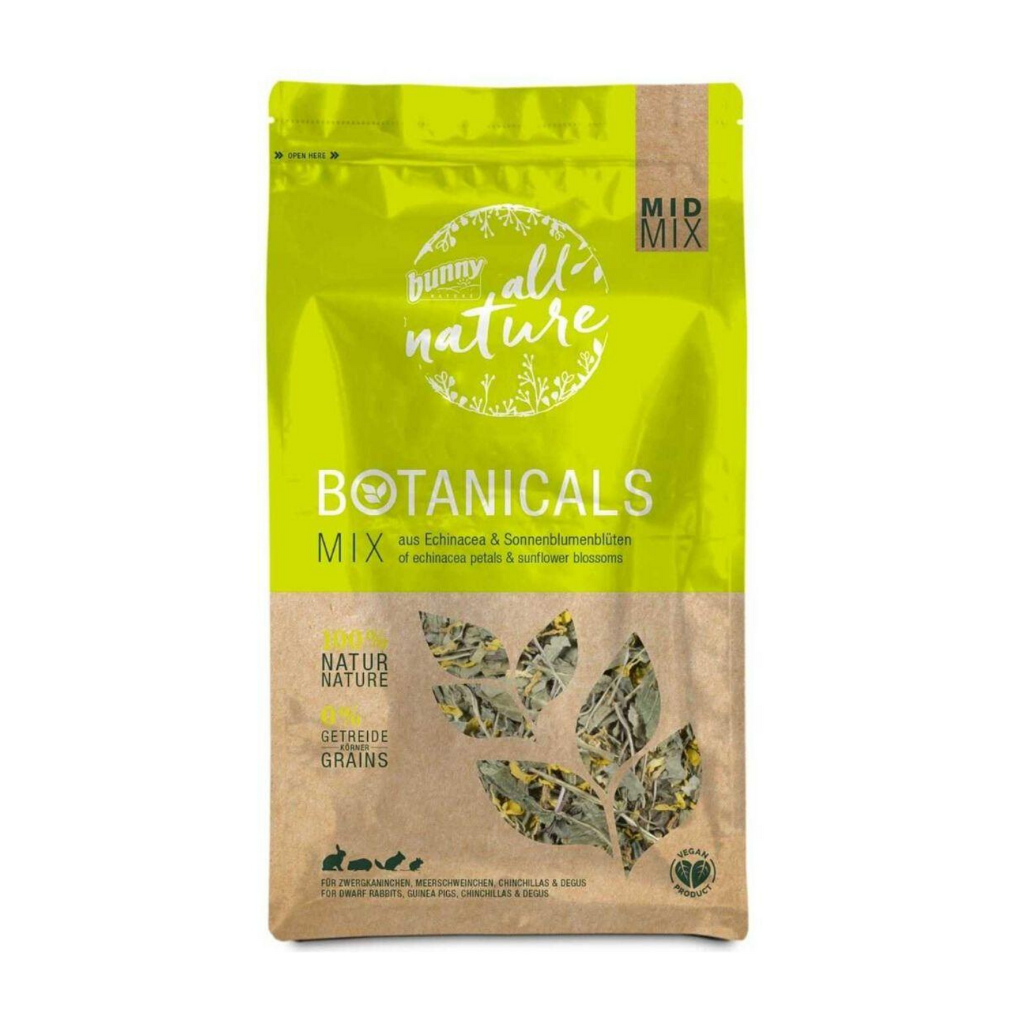 Bunny Nature Botanicals Mid Mix (Echinacea Petals & Sunflower Blossoms) - 140g