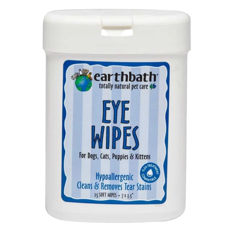 Earthbath Eye Wipes - 25 Wipes