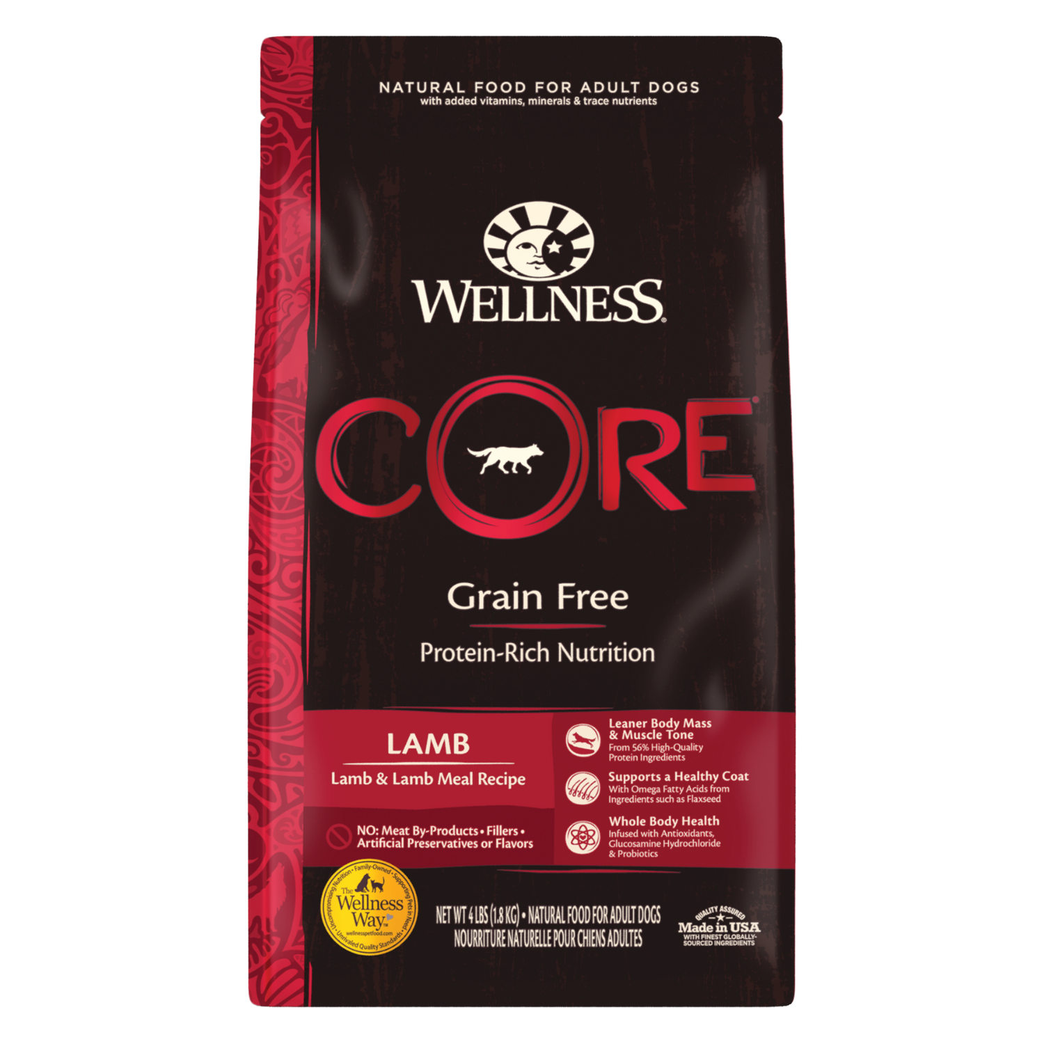Wellness CORE Lamb for Dogs (Lamb and Lamb Meal) - 1.81kg / 5.44kg / 10.89kg