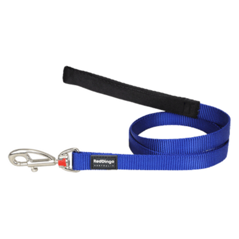 Red Dingo Fixed Dog Leads - Classic Range (Dark Blue)