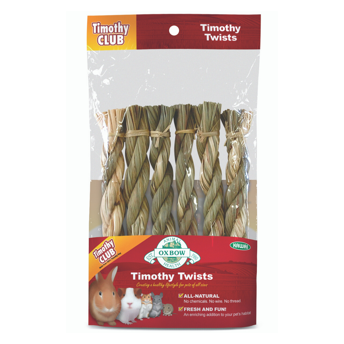 Oxbow Timothy CLUB Twists - 6 count