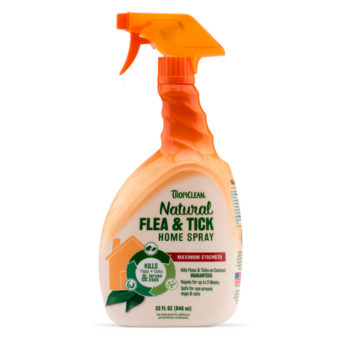 Tropiclean Natural Flea & Tick Pet Spray (For Home) - 946ml