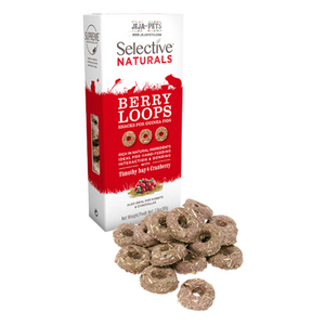 Supreme Selective Naturals Berry Loops (Timothy Hay & Cranberry) - 80g