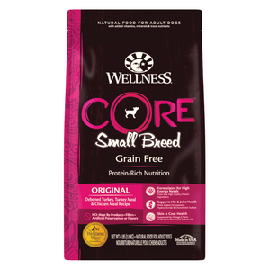 Wellness CORE Small Breed for Dogs - Original (Deboned Turkey, Turkey Meal and Chicken Meal) - 1.81kg / 5.44kg