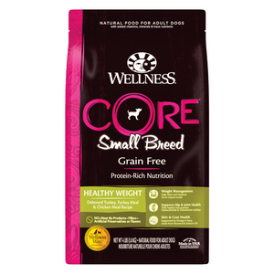 Wellness CORE Small Breed for Dogs Healthy Weight  - (Deboned Turkey, Turkey Meal and Chicken Meal) - 1.81kg / 5.44kg