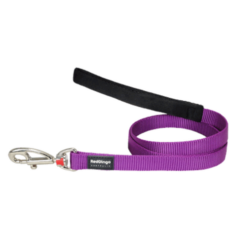 Red Dingo Fixed Dog Leads - Classic Range (Purple)