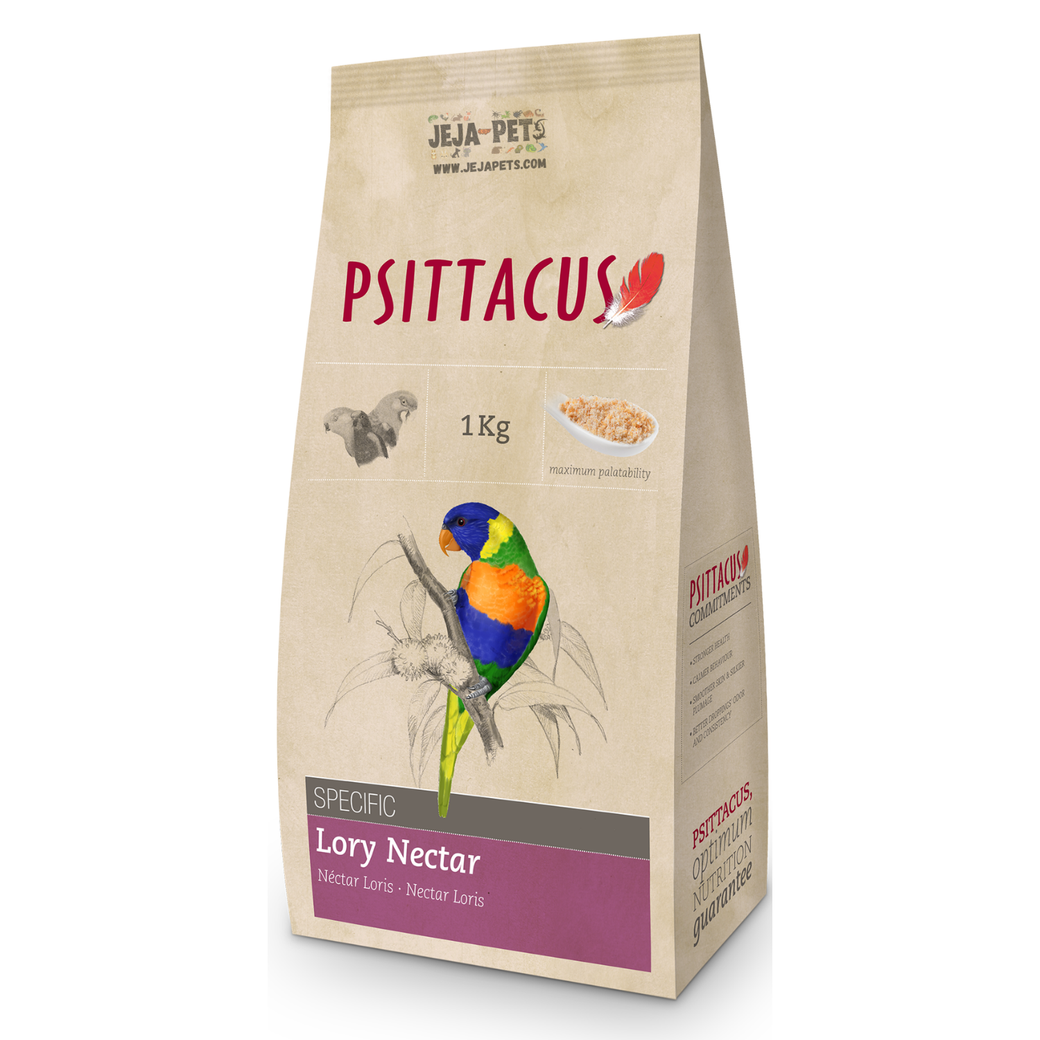 Psittacus Lory Nectar - 1kg / 5kg