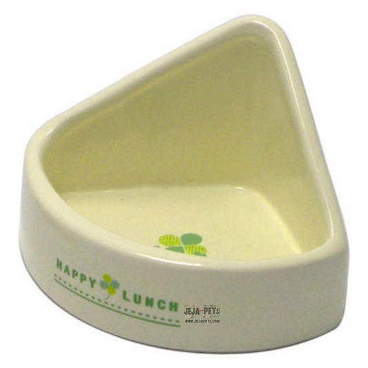 Sanko Wild Happy Dish Corner Medium - 14 x 11.2 x 9 cm