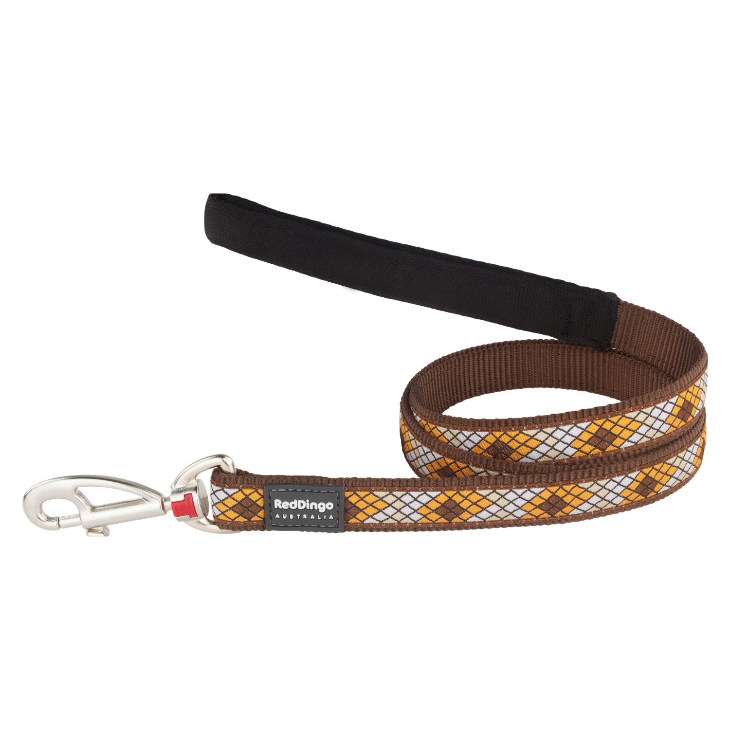 Red Dingo Fixed Dog Leads - Monty Range (Monty Brown)