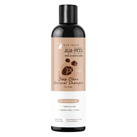 Kin+Kind Deep Clean Natural Shampoo (Almond + Vanilla) - 354ml