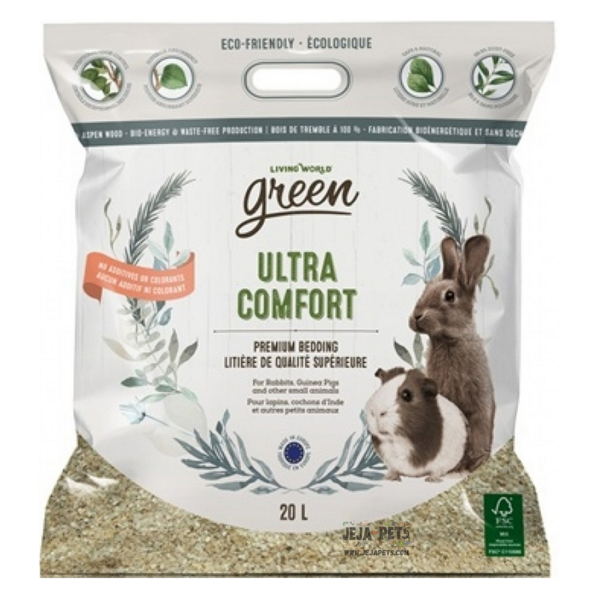 Living World Green Ultra Comfort Premium Aspen Bedding - 10L / 20L