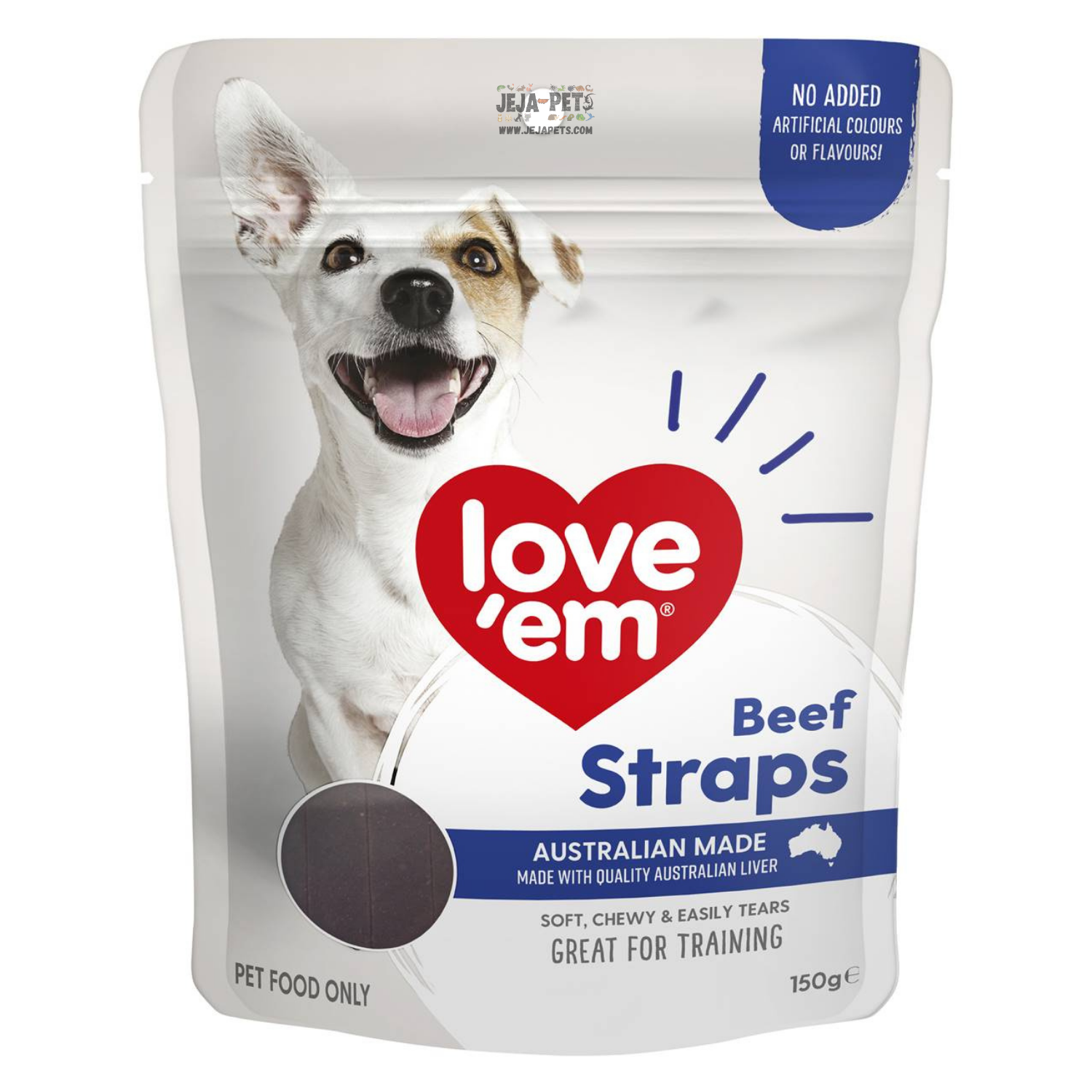 Love'em Beef Straps - 150g