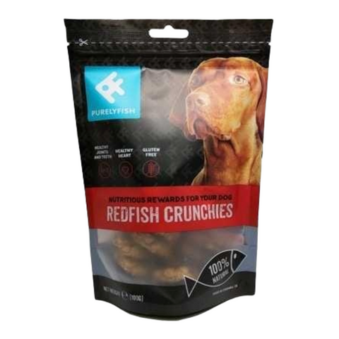 PurelyFish (Redfish) Crunchies for Dogs - 100g